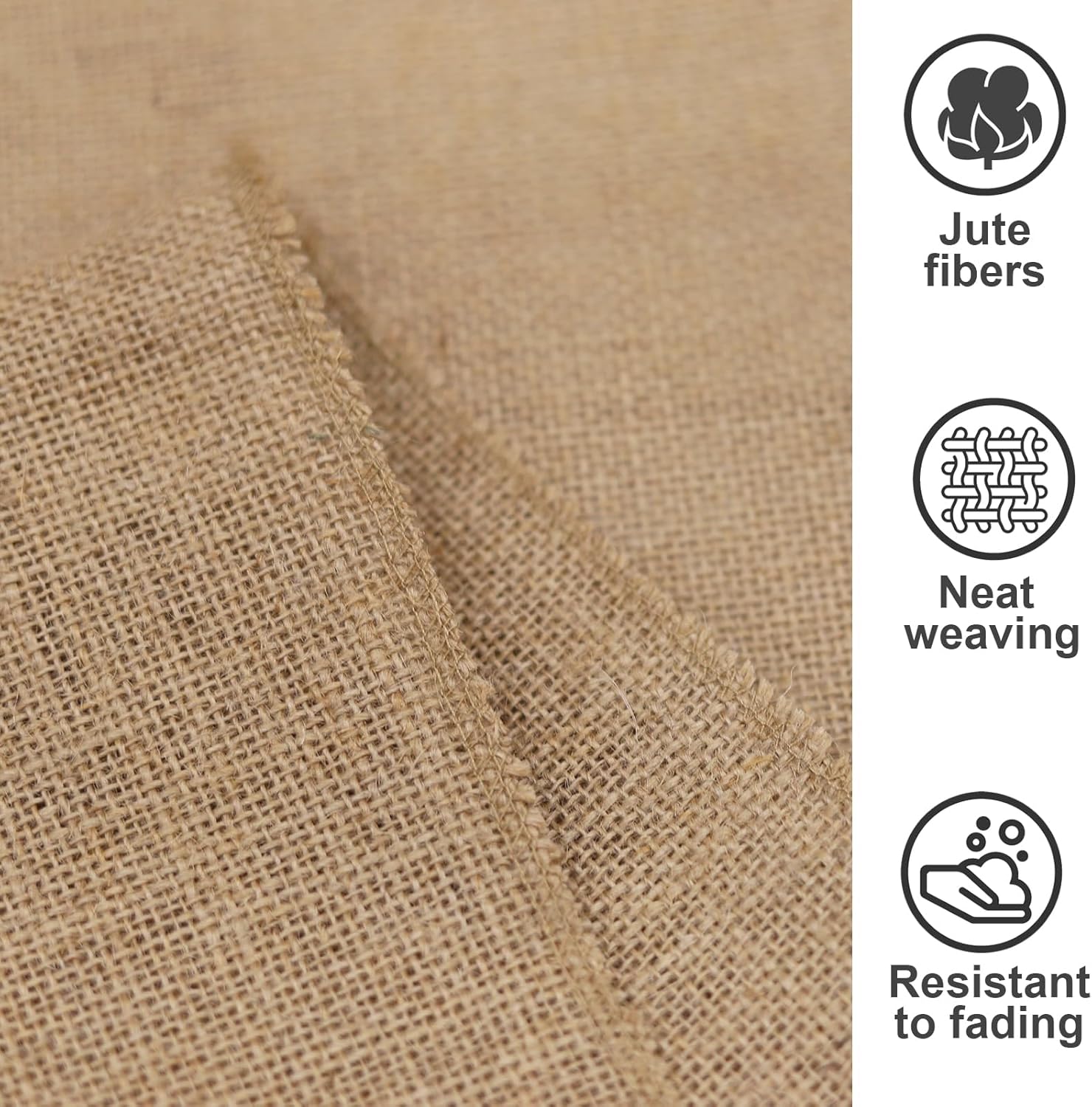 10 Pack Burlap Table Runners 12x108 Inch - Natural Country Vintage Farmhouse Jute Rustic Table Runner Decor for Wedding Birthday Home Party Fall Event Dinning Table
