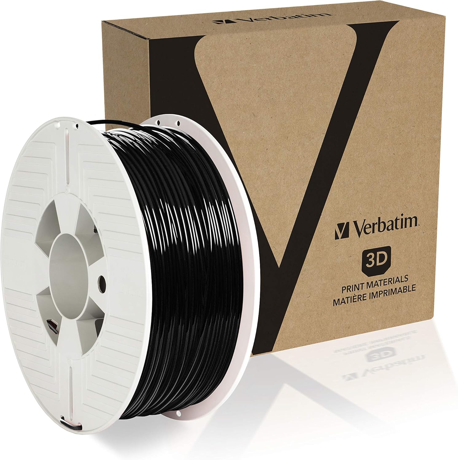 Verbatim ABS Filament - 2.85 mm, 1 kg, Acrylonitrile Butadiene Styrene, Black