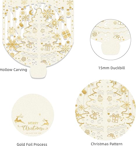 Miniatura 3 de Tarjeteros de Navidad o tarjetas de regalo (paquete de 18), sobres de dinero de Navidad para Navidad, cumpleaños, vacaciones, fiesta, festival de