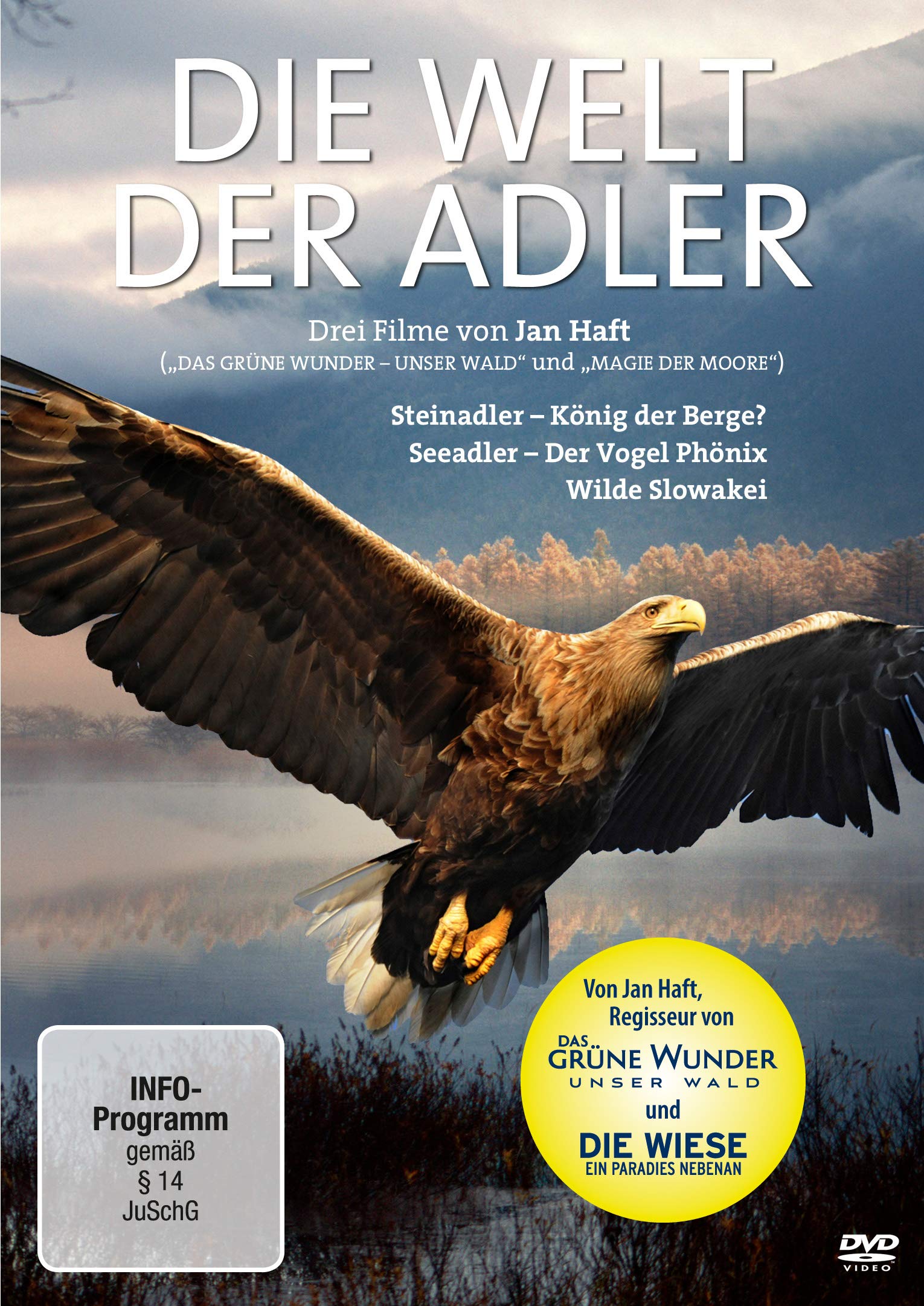 Die Welt der Adler - ""Steinadler - König der Berge?"", ""Seeadler - Der Vogel Phönix"" und ""Wilde Slowakei""