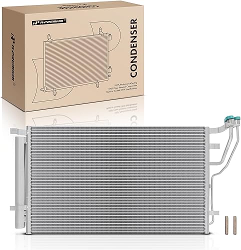 A-Premium Aire acondicionado Condensador A/C Compatible con Kia Optima 2016 L4 2.4L, Reemplazar # 97606C1001