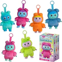 ORB Plush Toy Cuties Assorted Blind Box Keychain Bag Charm Toys - 1 Individual Plush Doll Charmlet - Collectible Vinyl Faced Plushies Charms for Backpacks, Keys, Wristlets, Handbags and More