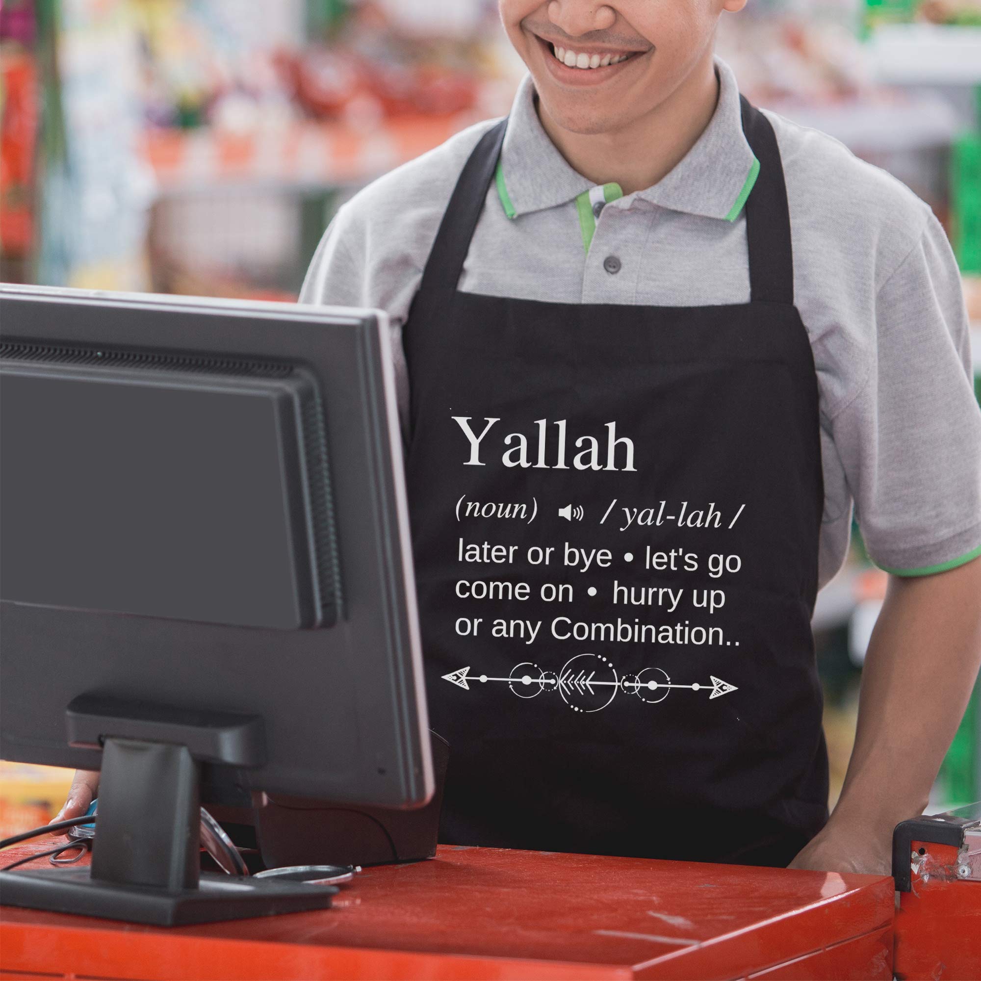 Mujeres Hombres Vintage Rayas Delantal De Cocina Delantal De Cintura