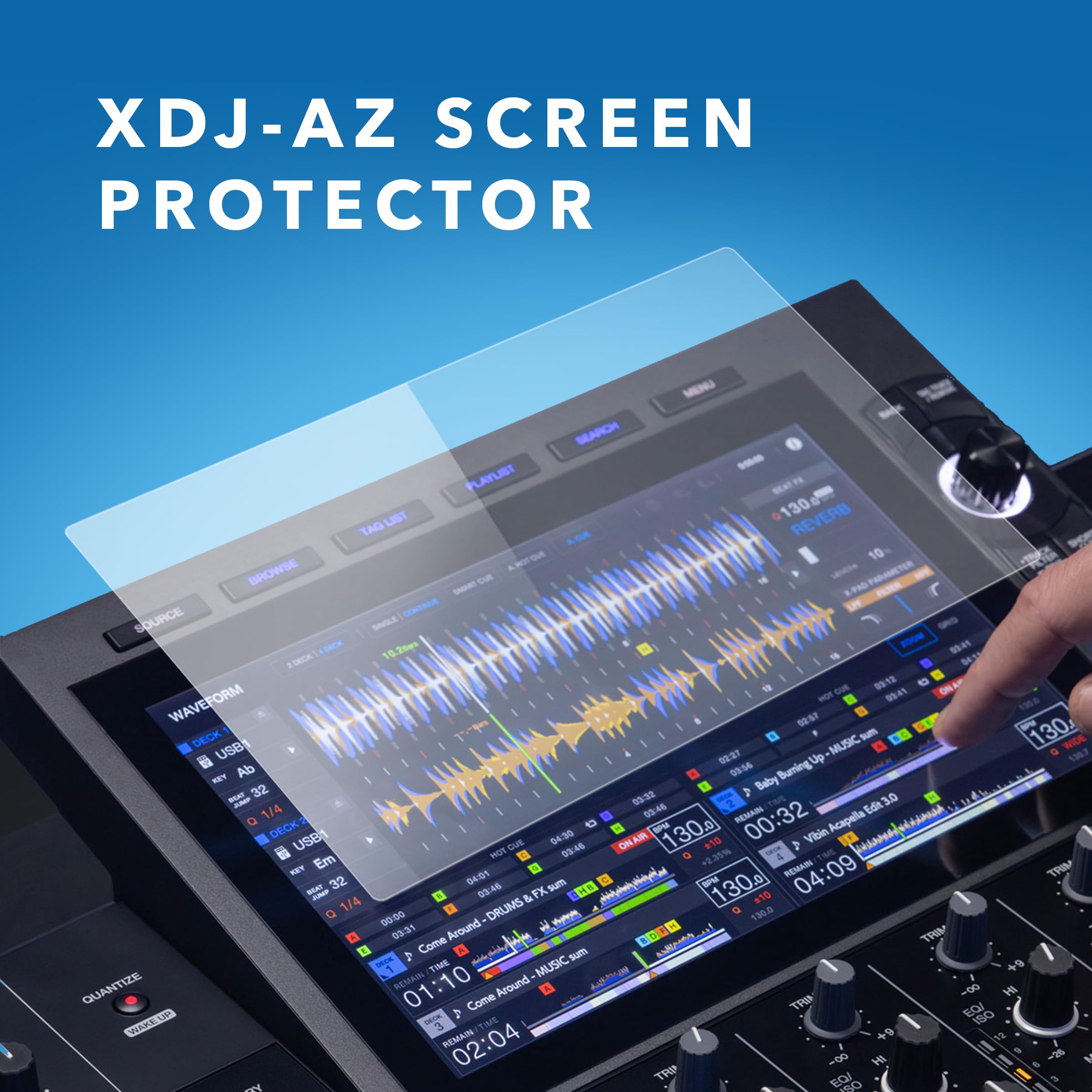 SUND PREMIUM QUALITY Pellicola protettiva per controller AlphaTheta XDJ-AZ DJ