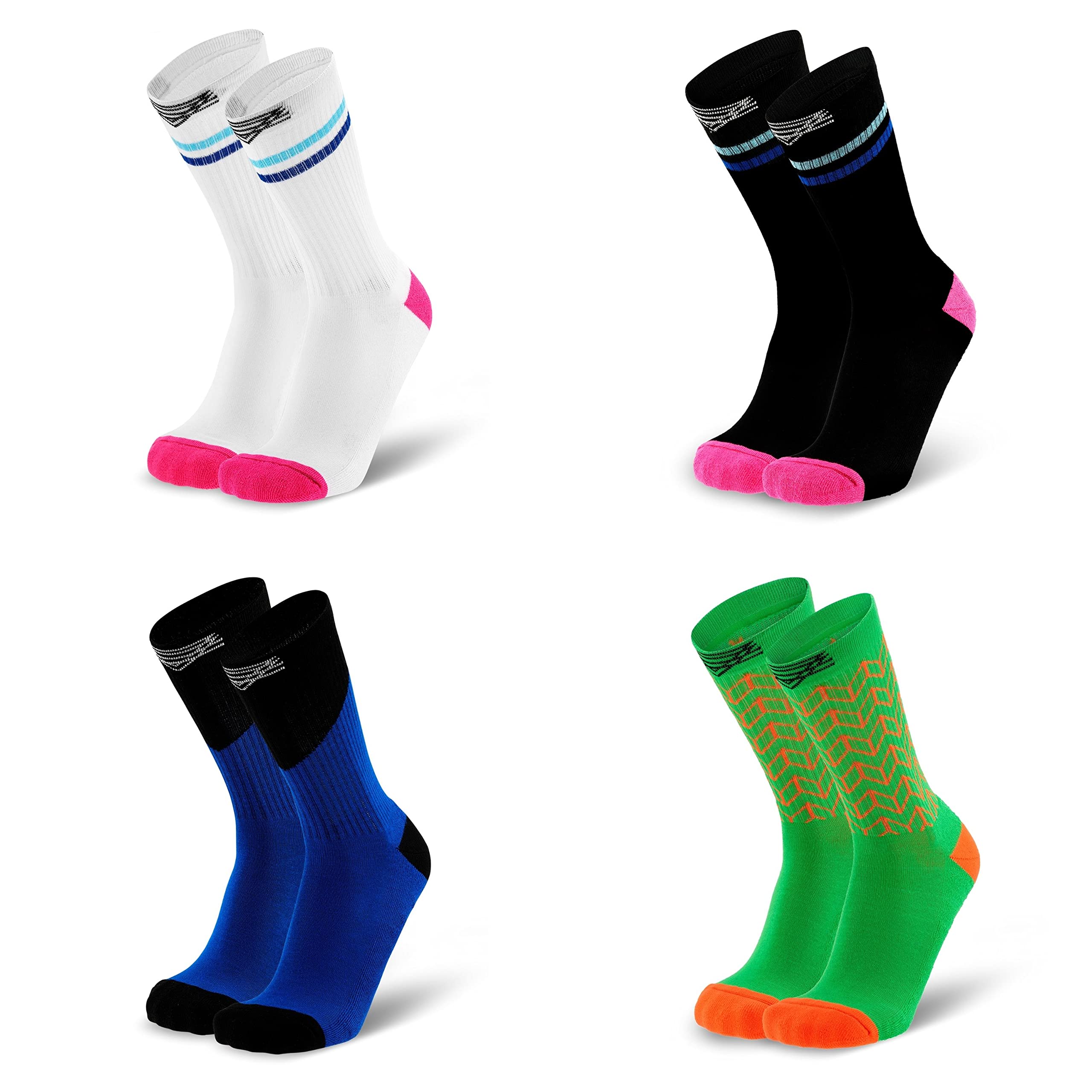 Splends Tennis Socks Bundle Men & Women 4 Pairs