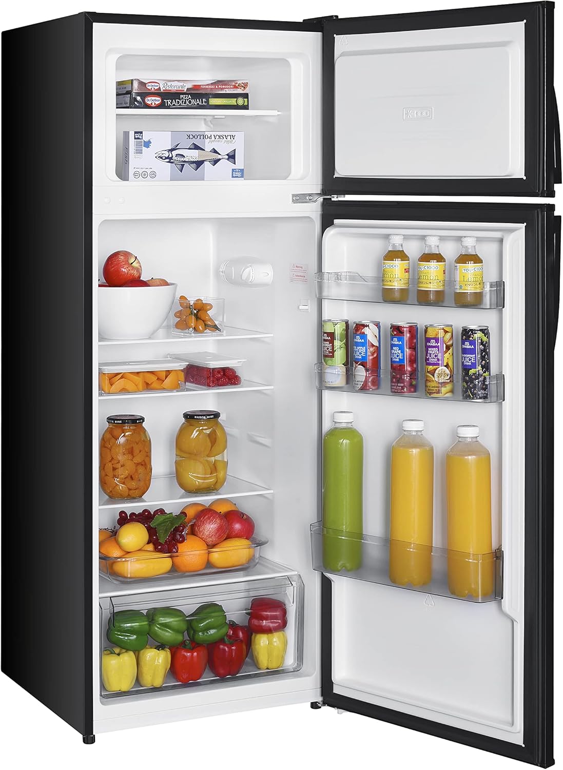 PremiumLevella 7.3 cu ft Energy Star, Manual Defrost, Top Freezer Refrigerator, Crisper Drawer, Door Balconies