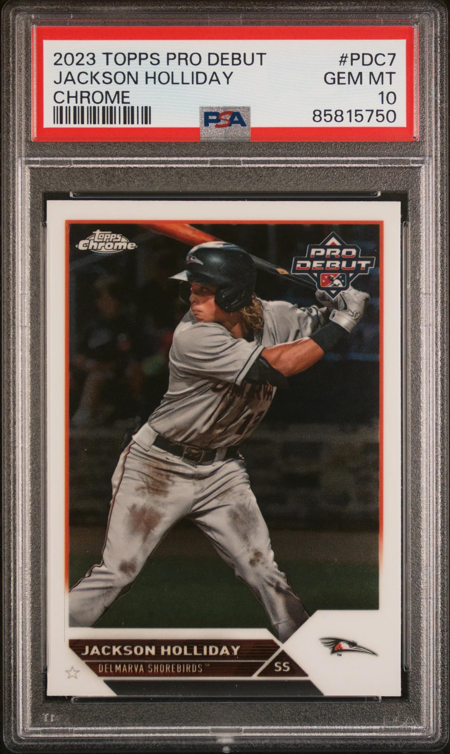 Amazon.com: Graded 2023 Topps Pro Debut Jackson Holliday #PDC7 