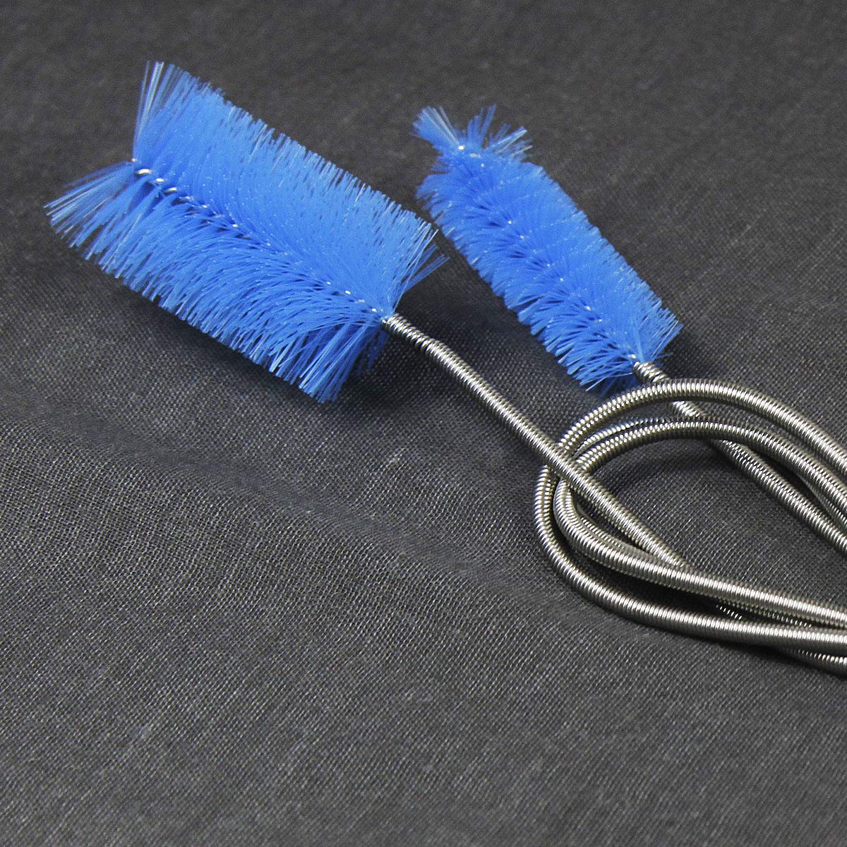 Dokpav 155cm Aquarium reinigingsborstel Flexibele Double Ended Aquarium Slangen Filter Buisborstel Cleaner Pomp Slangborstel (Blauw