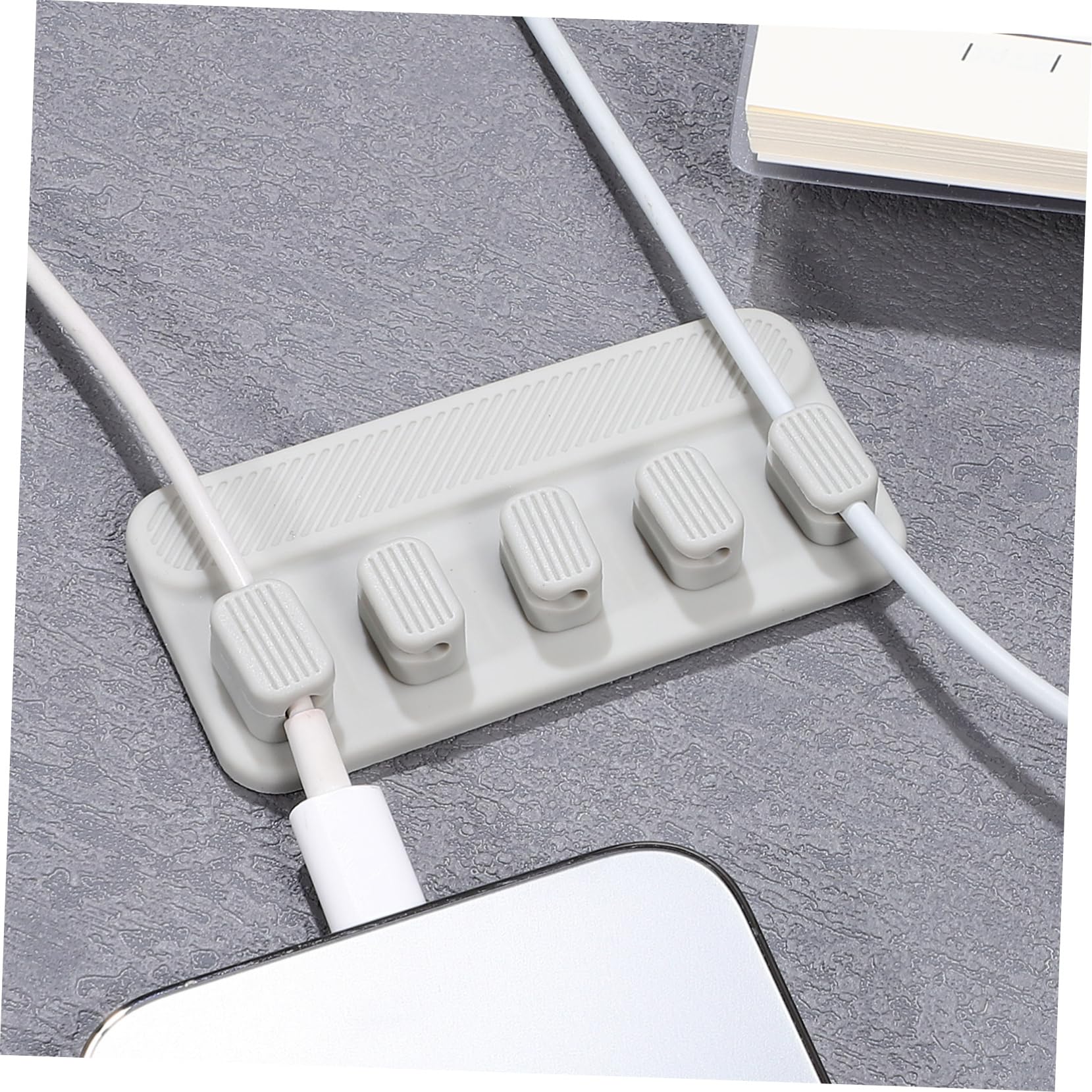 OSALADI 3ensembles Organisateur De Câbles Magnétique Pour Bureau Clips De Chargeur Auto-adhésifs Pour Câbles Pratique De Rangement Pour Maison Et Bureau