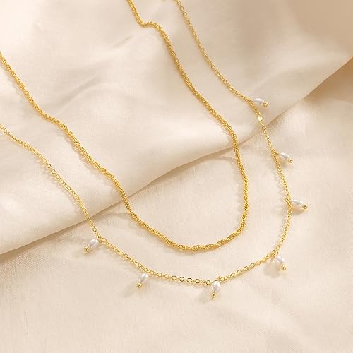 Miniatura 3 de CHESKY - Collar de serpiente de cadena de oroplata chapado en 14K, collar de espiga, gargantillas de oro para mujeres, joyería para regalos,