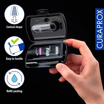 Curaprox Black is white travel set