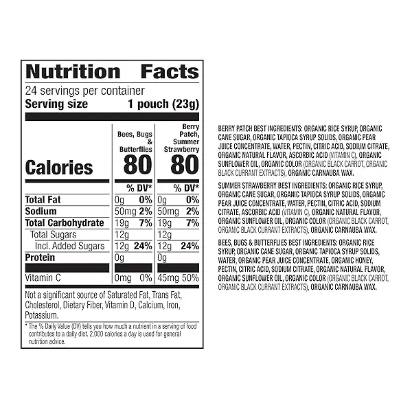 Annie's Organic Bunny Fruit Snacks, Gluten Free, Variety Pack, 24 Pouches 2
