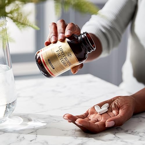 Miniatura 7 de Solgar  Factores lipotrópicos fórmula vegetariana tabletas E1581 Embalaje estándar 1