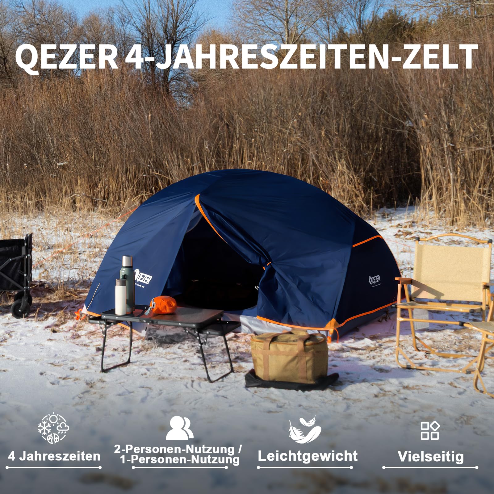 Ultraleichtes Rucksackzelt, Campingzelt, wasserdichtes PU 3000mm Außenzelt, PU 5000mm Bodenzelt, ultraleichtes Rucksackdesign, geeignet zum Wandern, Campen und für Outdoor-Aktivitäten.