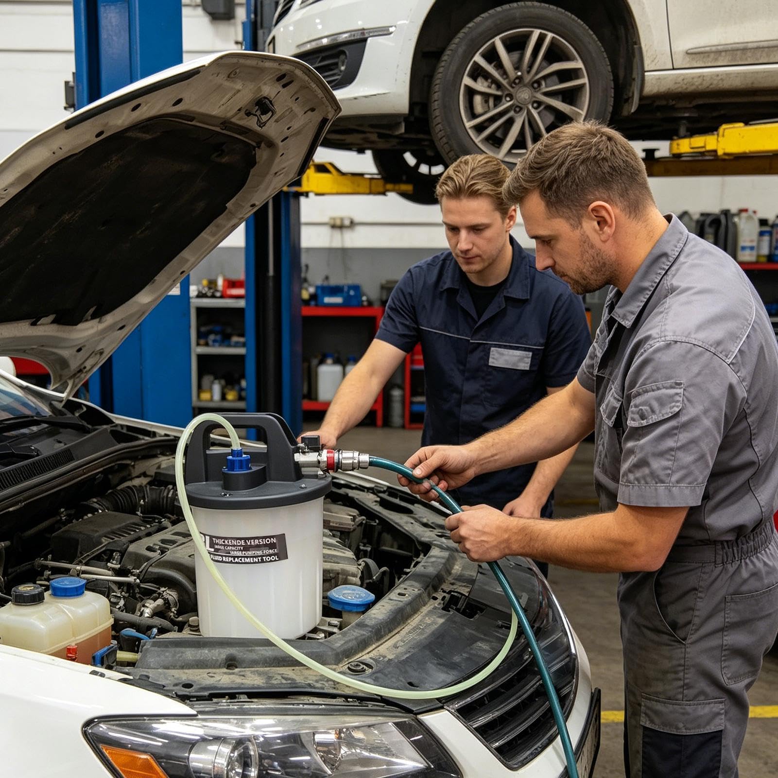 Abzieher für Bremsflüssigkeitsbehälter mit hoher Kapazität | Pneumatischer Abzieher für Bremsflüssigkeiten für Kfz-Mechaniker, Liebhaber von Restaurierung und Hofwartung