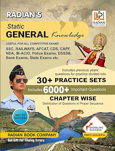 Static General Knowledge(GK) Book in English: Useful for SSC, Railways, AFCAT, CDS, CAPF, NDA, IB-ACIO, Police Exams, DSSSB, Bank Exams, State Exams &amp; Other Competitive Exams (Revised Edition)
