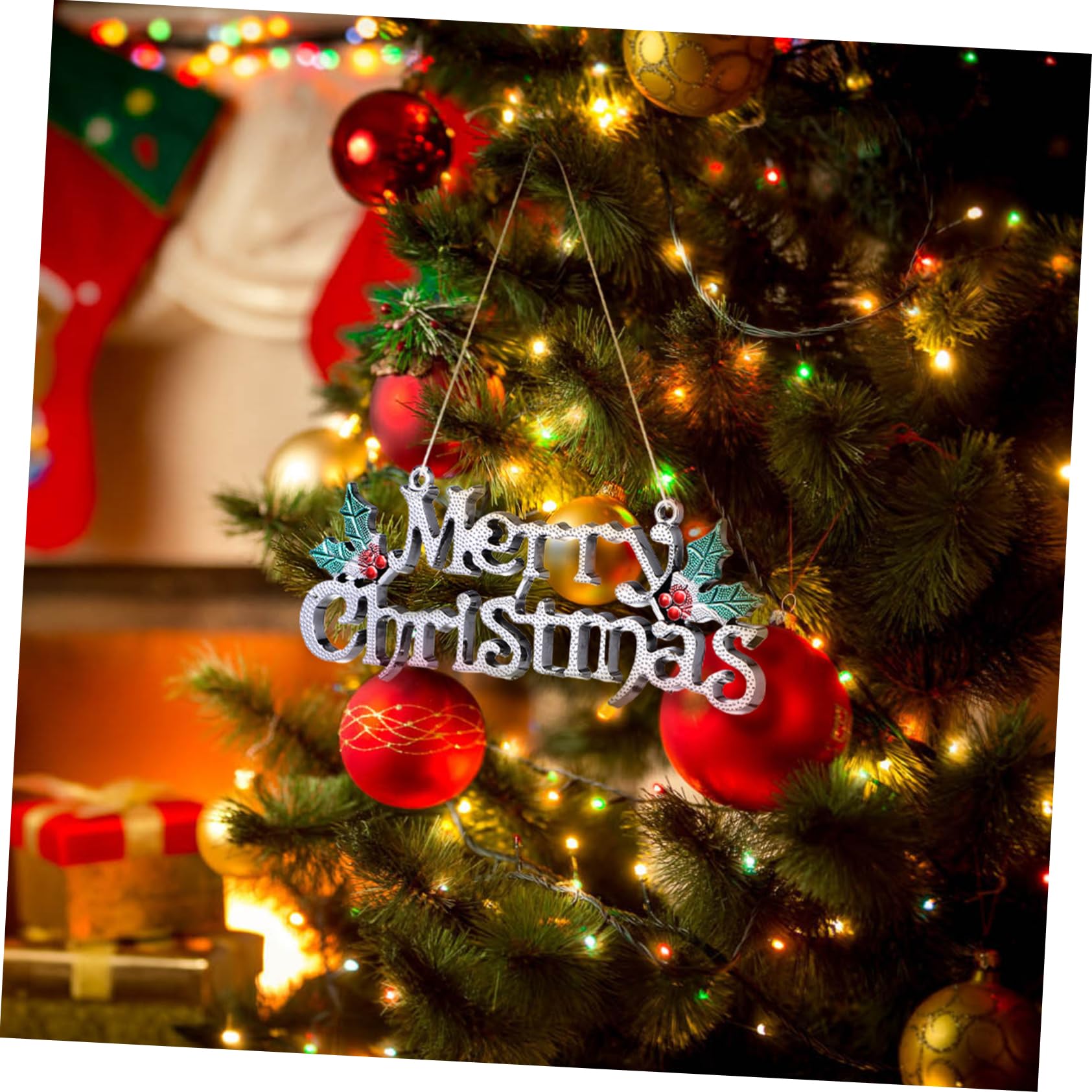 12piezas Colgantes De Puerta De Navidad Merry Christmas Decoraciones y Originales