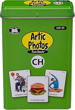 Super Duper Publications | Articulation Photos CH Sound Fun Deck Flash Cards | Educational Learning Resource for Children