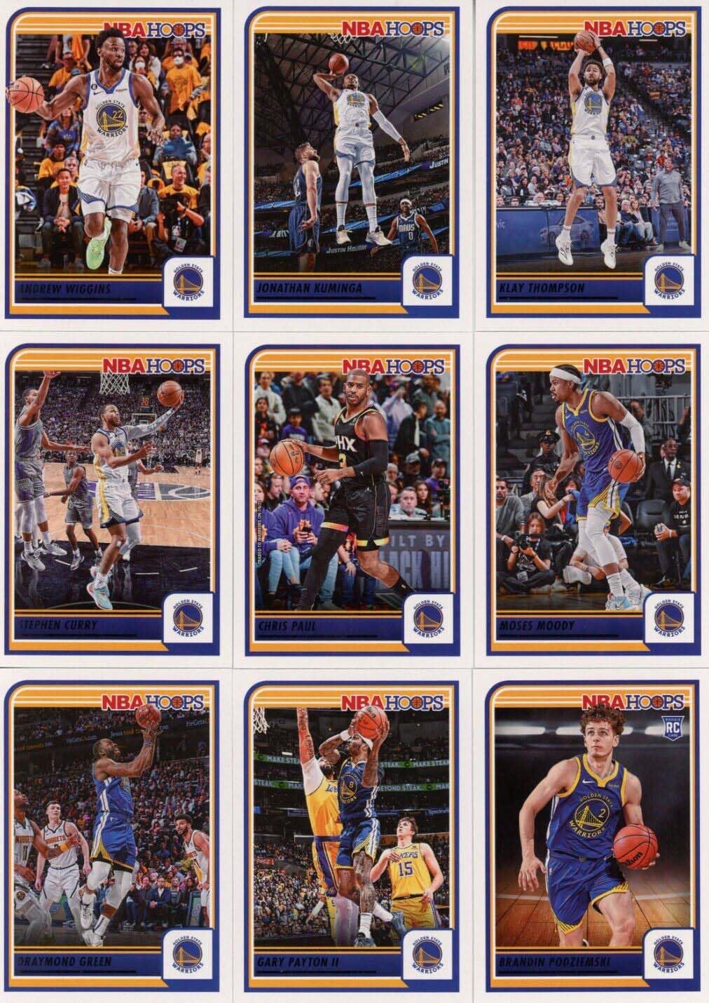 Amazon.com: Golden State Warriors 2023 2024 Hoops Factory Sealed 9 
