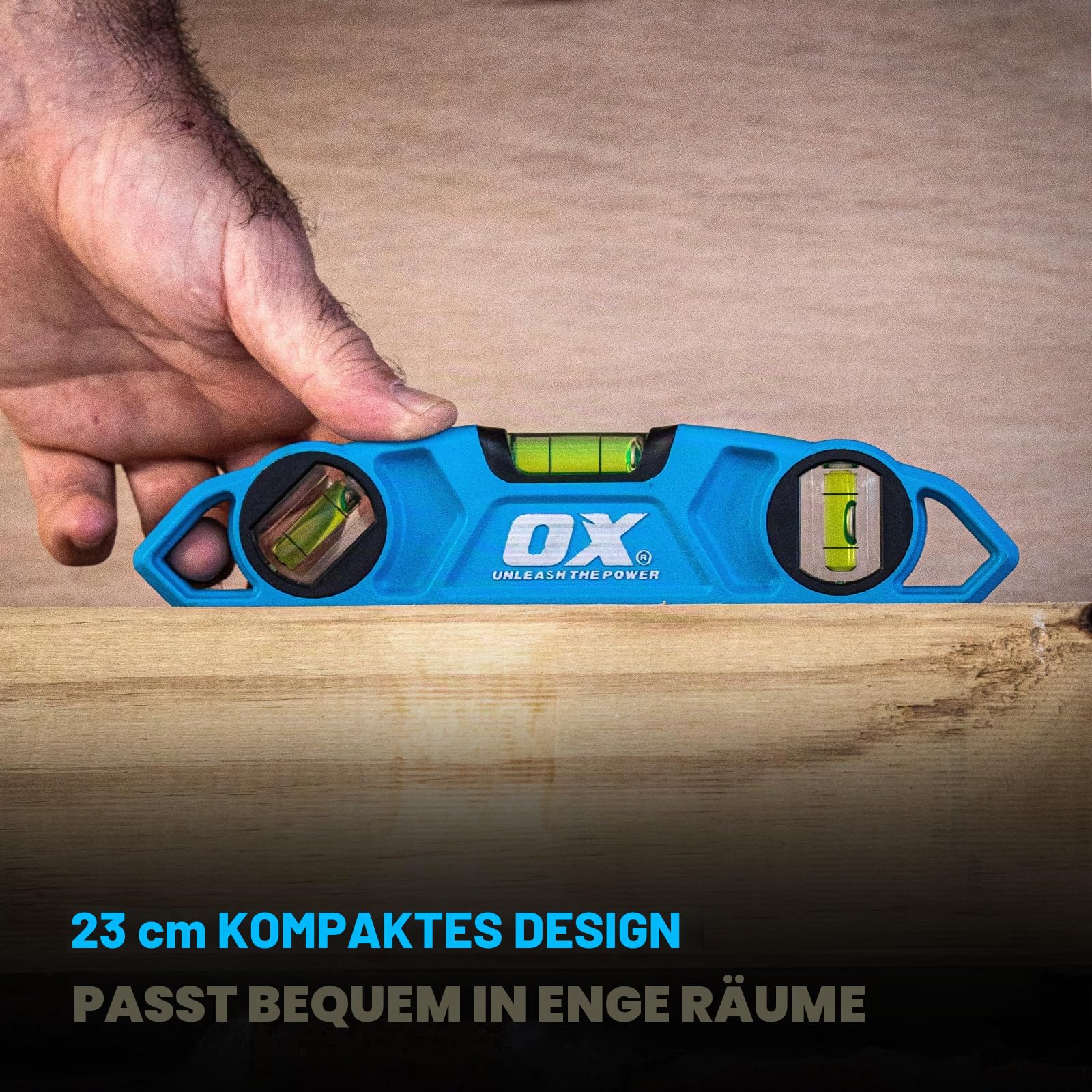 OX Tools Pro Torpedo Level 9" / 230mm, Blau