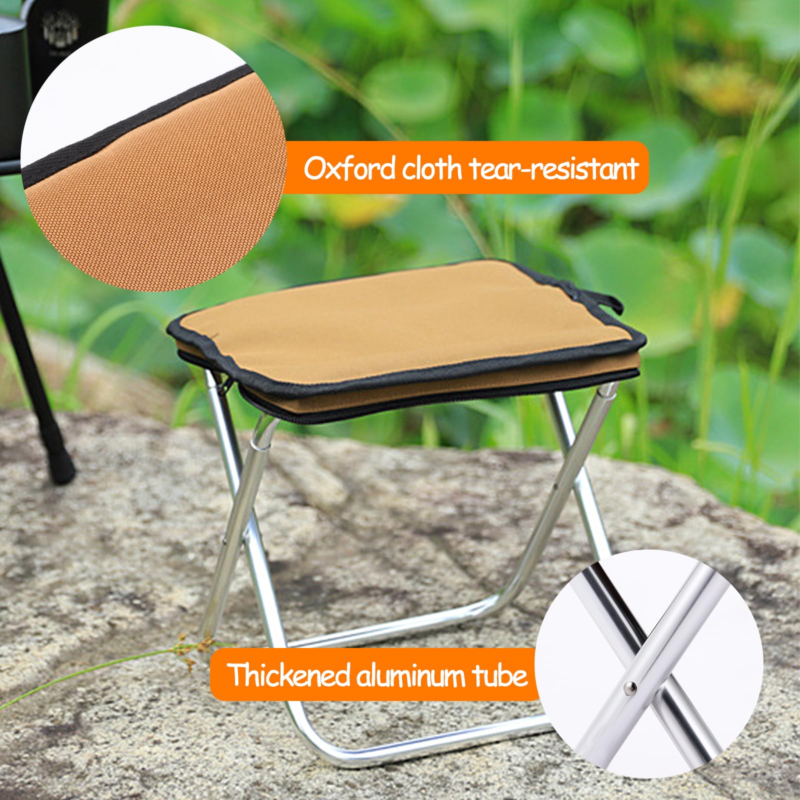 Solid Wood Small Stool, Low Stool, Small Horse Zha Stool, Outdoor Portable Folding Stool, Fishing Stool, Household Shoe Changing Stool