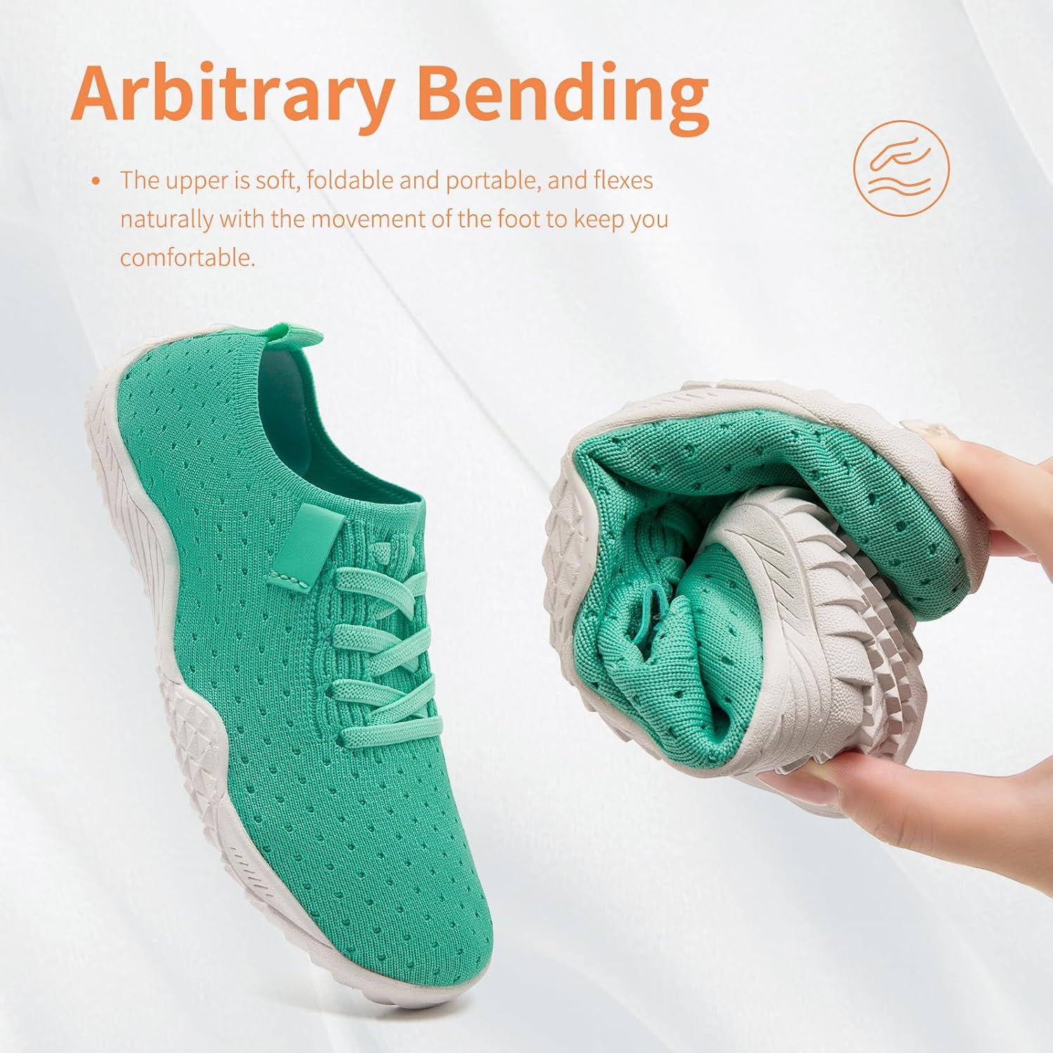 Oltyutc Women's Barefoot Shoes Minimalist Tennis Shoes Zero Drop Gym Walking Sneakers Non Slip for Work Workout Travel Indoor Slippers