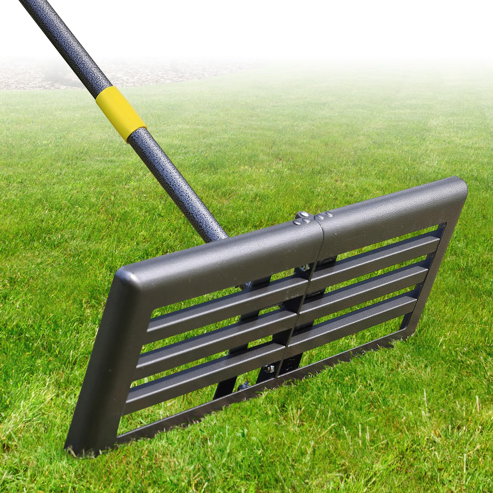 EUIJOIP 27-inch Leveling Rake 80-inch Handle
