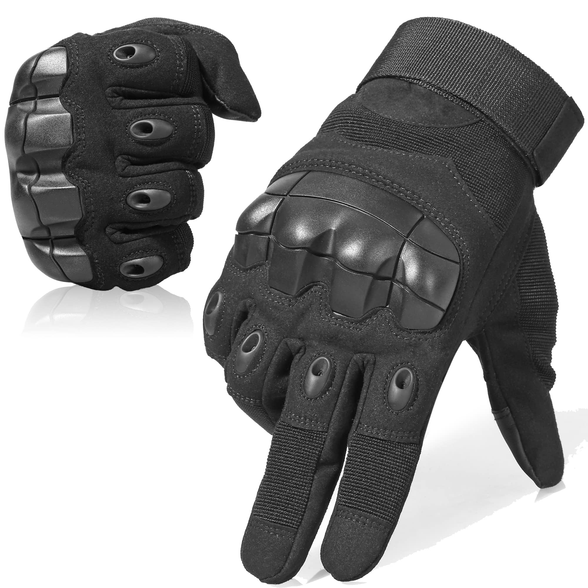 Bukela Motorcycle Gloves for Men Summer Motorcycle Gloves for Mountain Bike Motorcycles Racing Motocross Tactical Glove Half Finger Cycling Glove