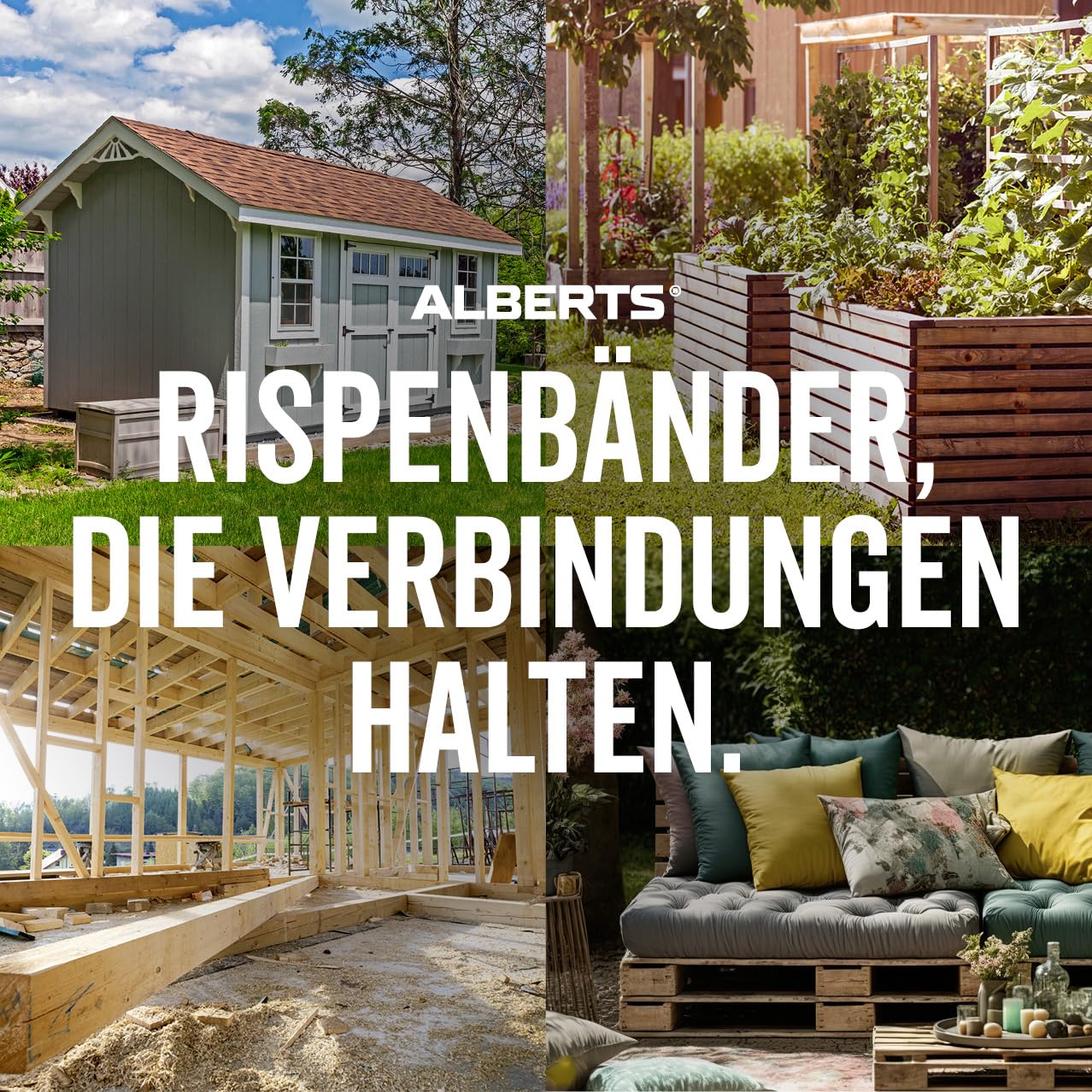 Alberts 339036 Cinta perforada | Galvanizado Sendzimir | 50 m, 40 x 2 mm