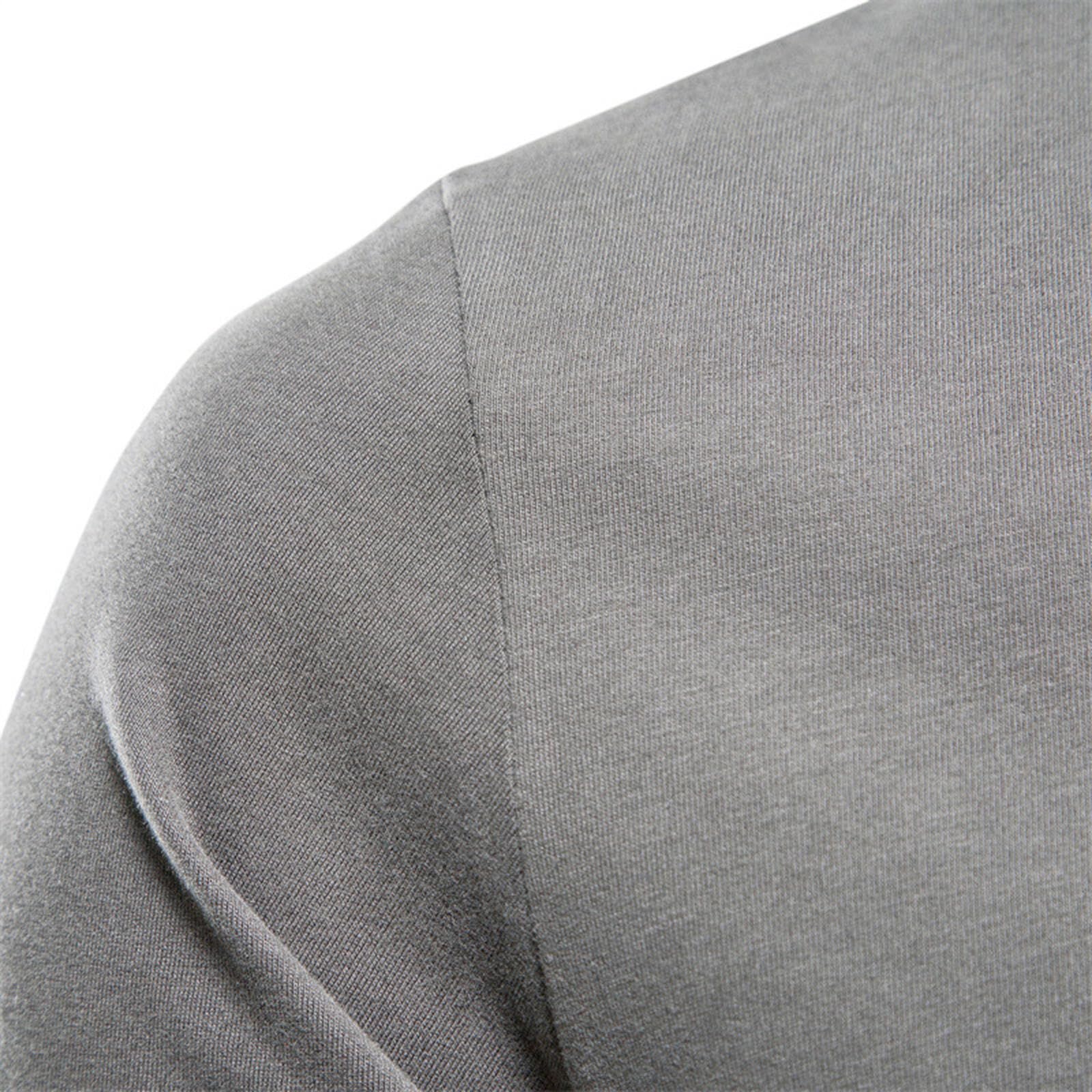 Męski T-shirt z długim rękawem T-shirty męskie, okrągły dekolt, długie koszule basi-ciemnoszary-s