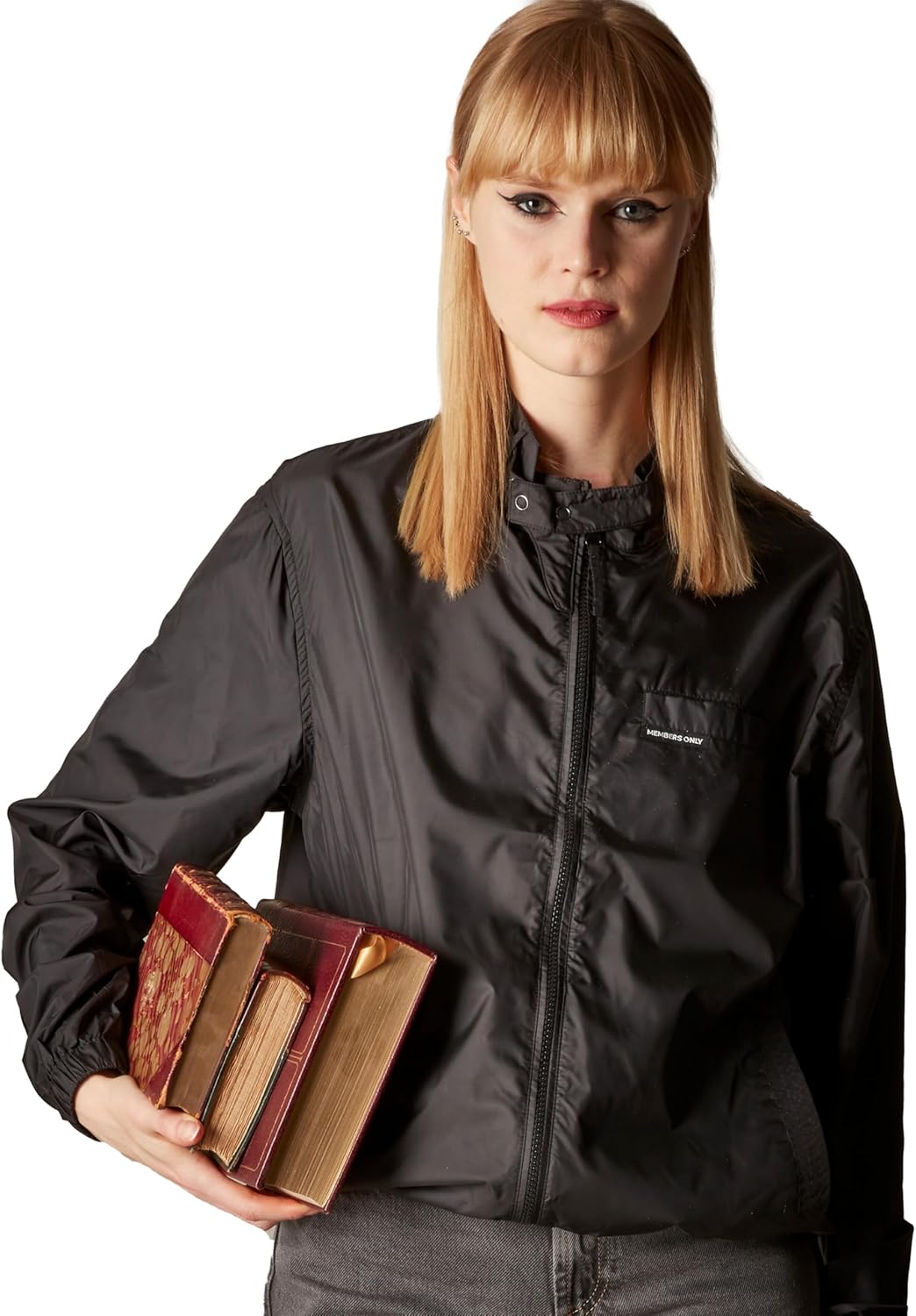 Members Only Women's Packable Oversized Jacket