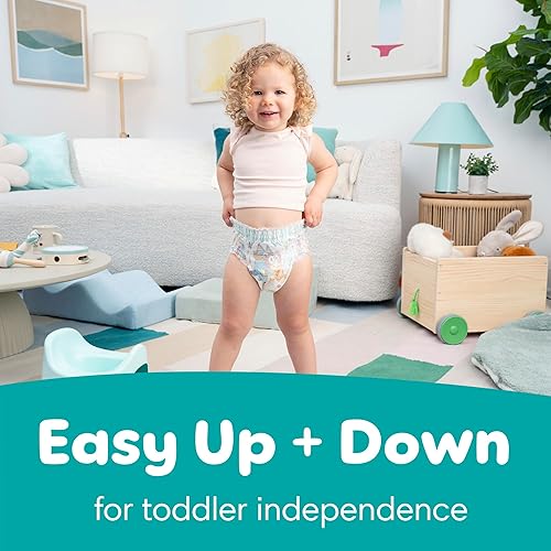 Miniatura 8 de Pampers Easy Ups Bluey - Pantalones de entrenamiento para niños y niñas, talla 6T-7T, 70 unidades, ropa interior para ir al baño