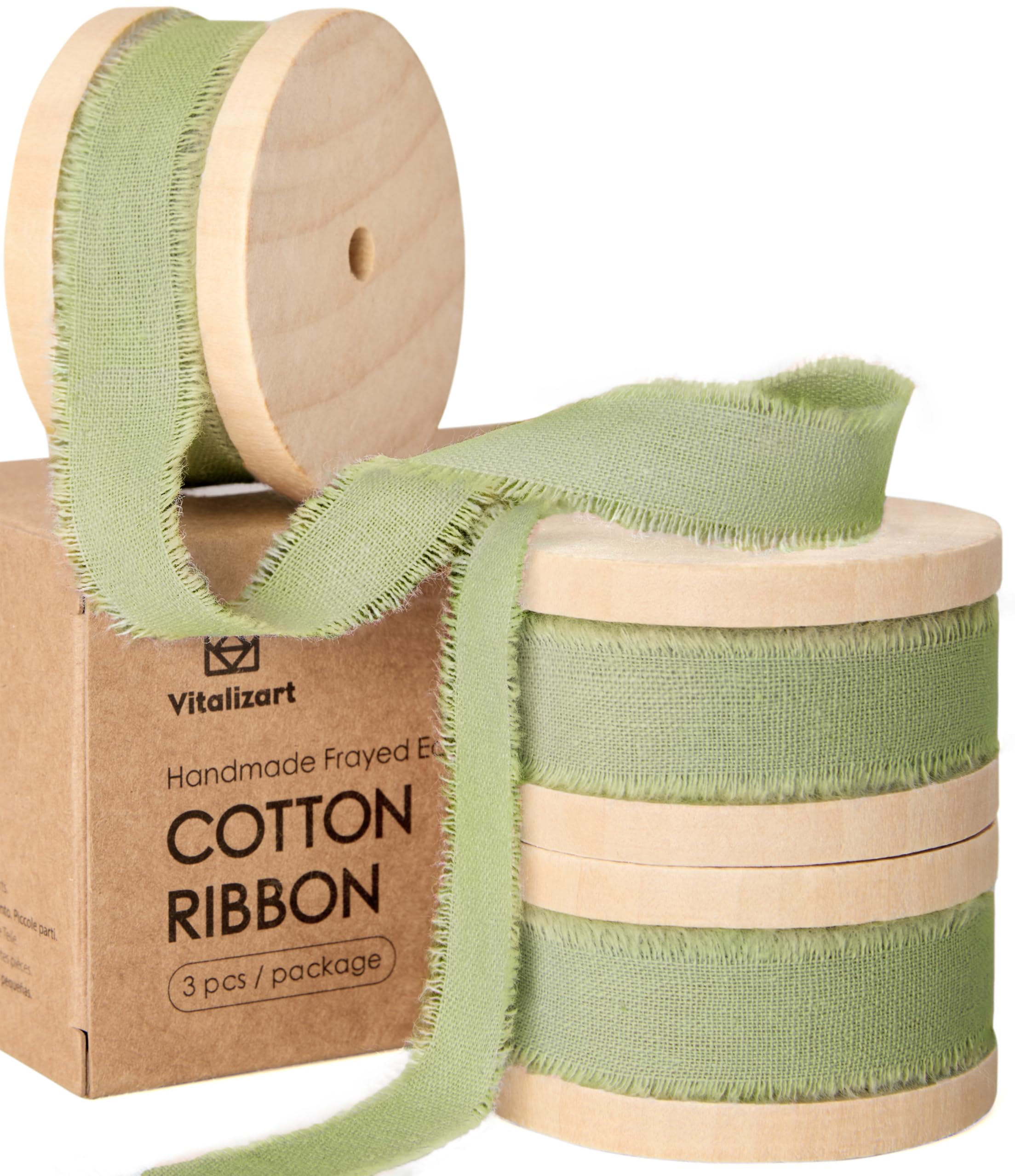 Vitalizart Sage Green Ribbon