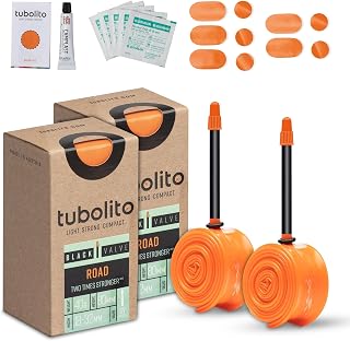 Tubolito Road 700C x 18-32mm Tube | Light, Strong & Compact | Rim & Disc Brake Compatibility | 2X Puncture Protection