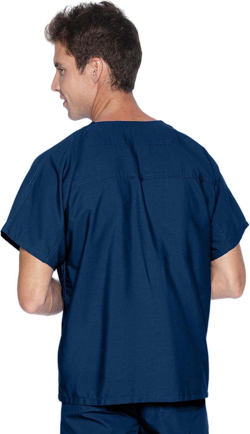 Landau Men's Reversible Unisex V-Neck Scrub Top 7502: Clothing, Shoes & Jewelry