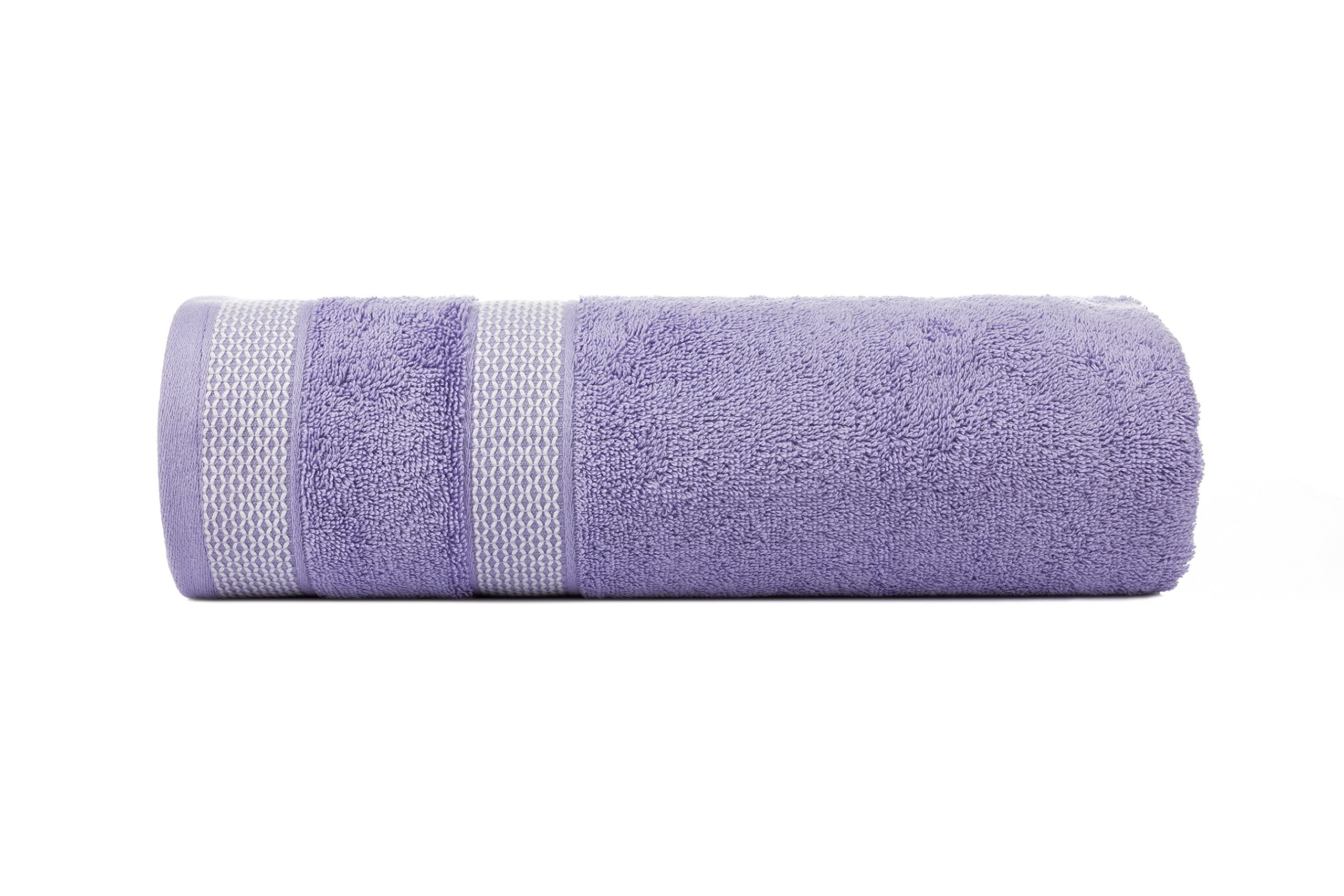Casa Copenhagen Juego de 6 Toallas de baño 600 gsm, Rosa púrpura-Rosa | Solitaire Mix 100% algodón egipcio puro para baño, cocina y ducha 2toallas baño, 2de mano, 2paños (set regalo mujer y hombre)