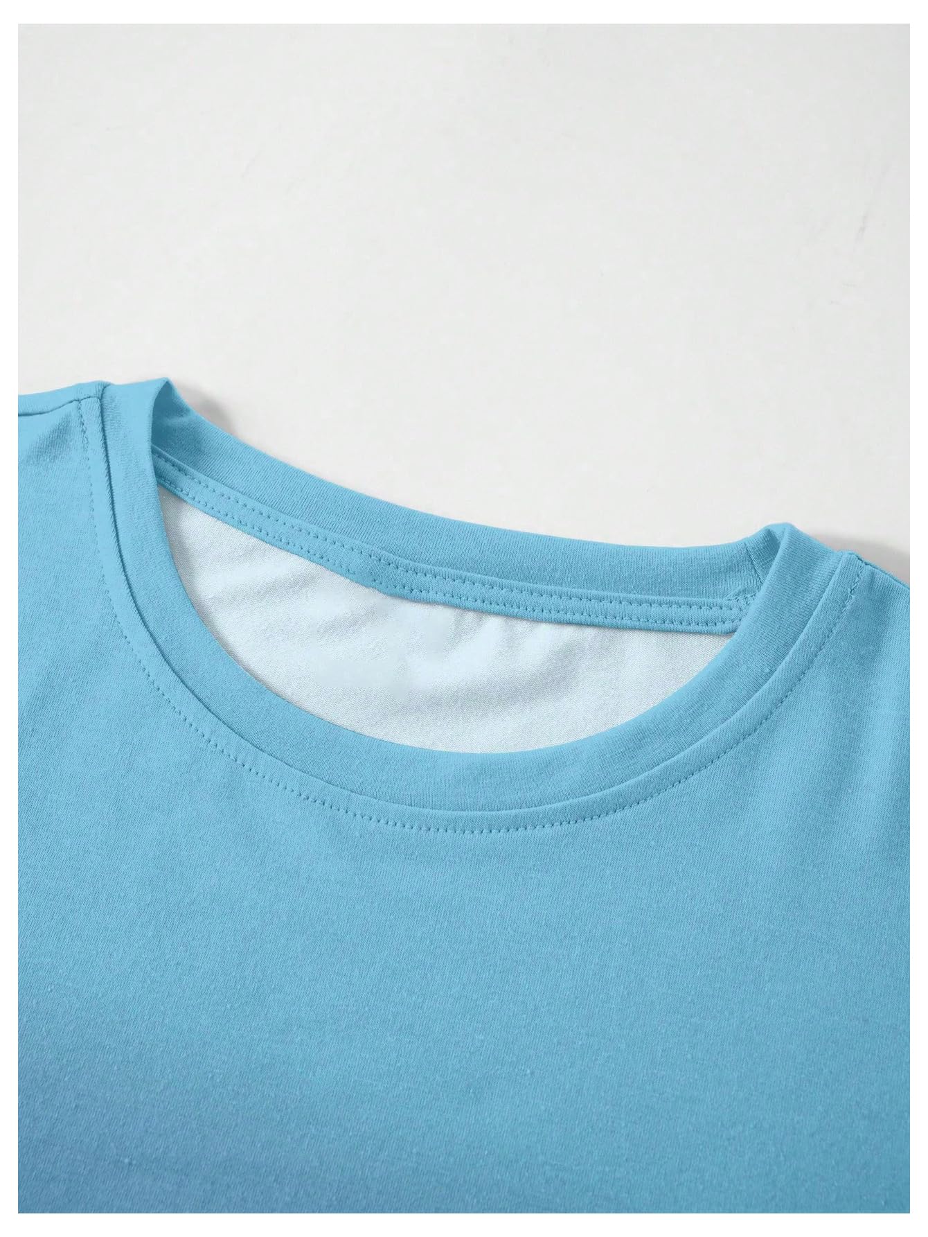 Floerns Camisetas casuales de verano para hombre, con estampado tropical degradado, cuello redondo, manga corta