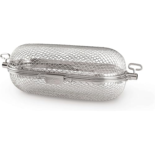 Napoleon 64000 Rotisserie Basket Grill Accessory, Stainless Steel