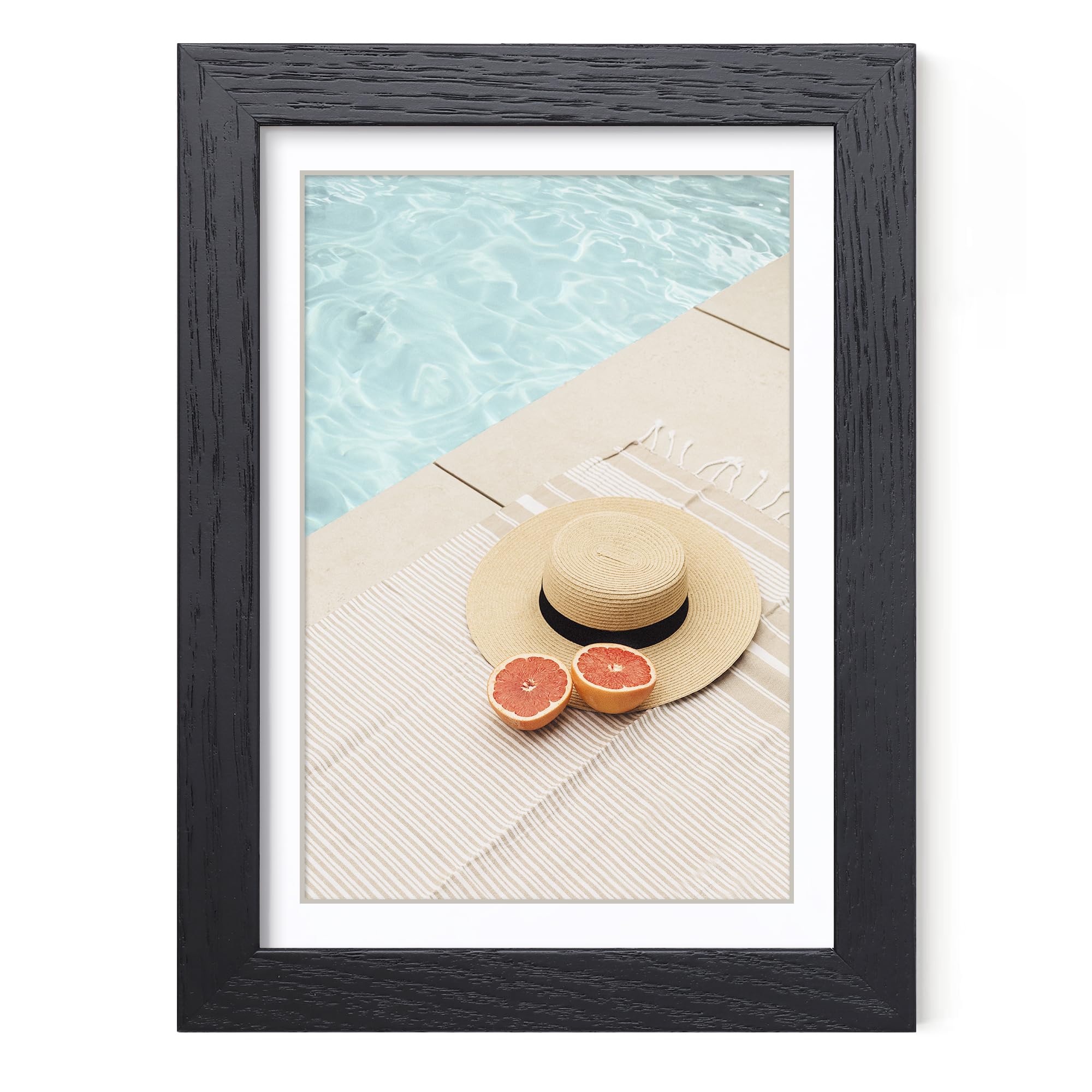 Amazon.com - Axeman 5x7 Picture Frame - Solid Oak Wood 5''x7