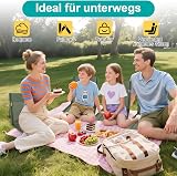 Niuny Chaise de Plage Tapis de Plage avec Dossier Chaise Portable Dossier Plages Siège Camping Pliable Coussin de Chaises Pliant pour Camping pour la Randonnée Les Vacances la Plages - 3