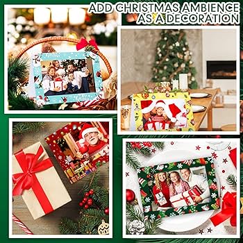 Amazon | Remerry Christmas フォトフレームカード 72枚パック