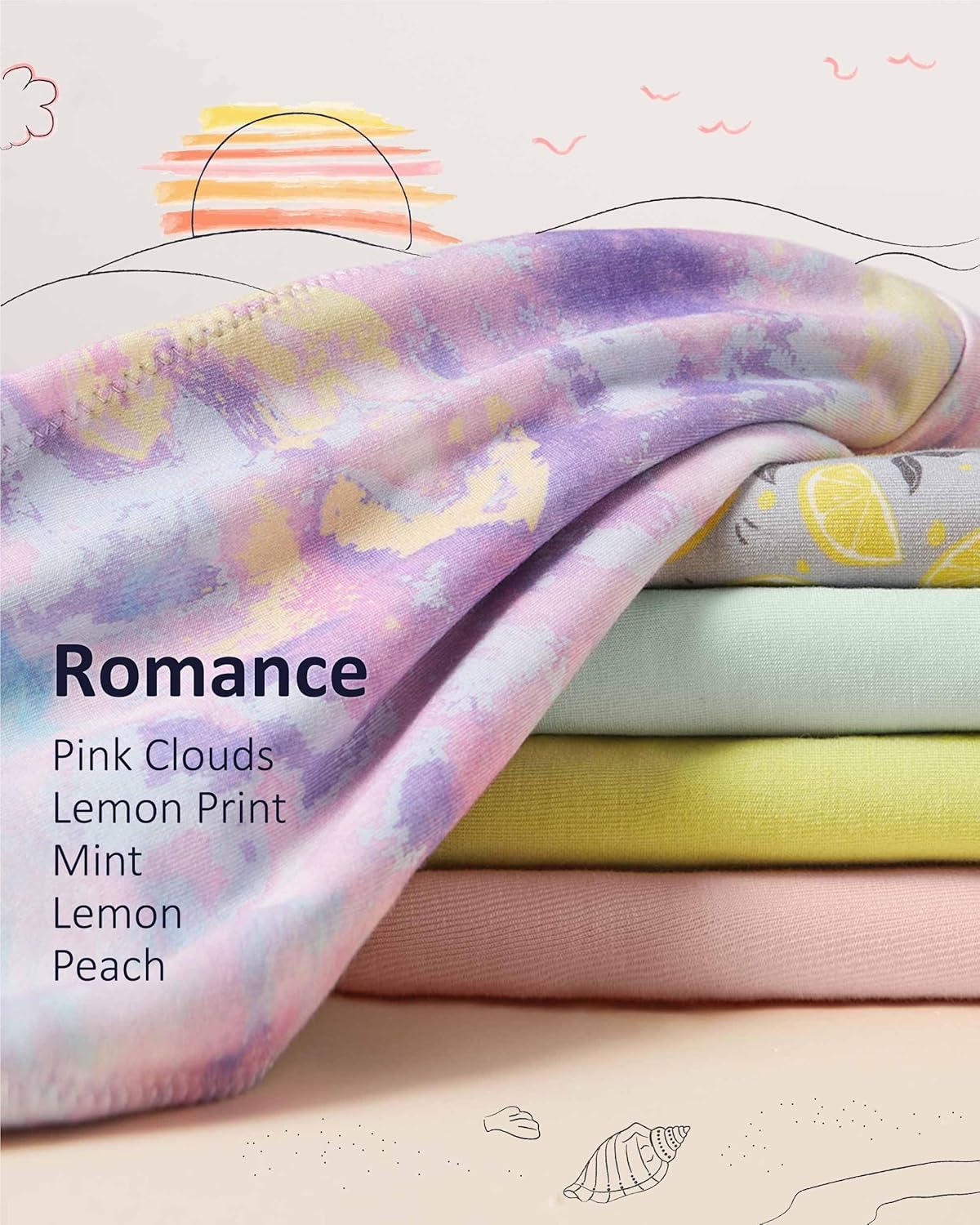 Neione Period Underwear Menstrual Panties Comfortable Modal Bikini Cheeky Briefs for Women Girls - Image 5