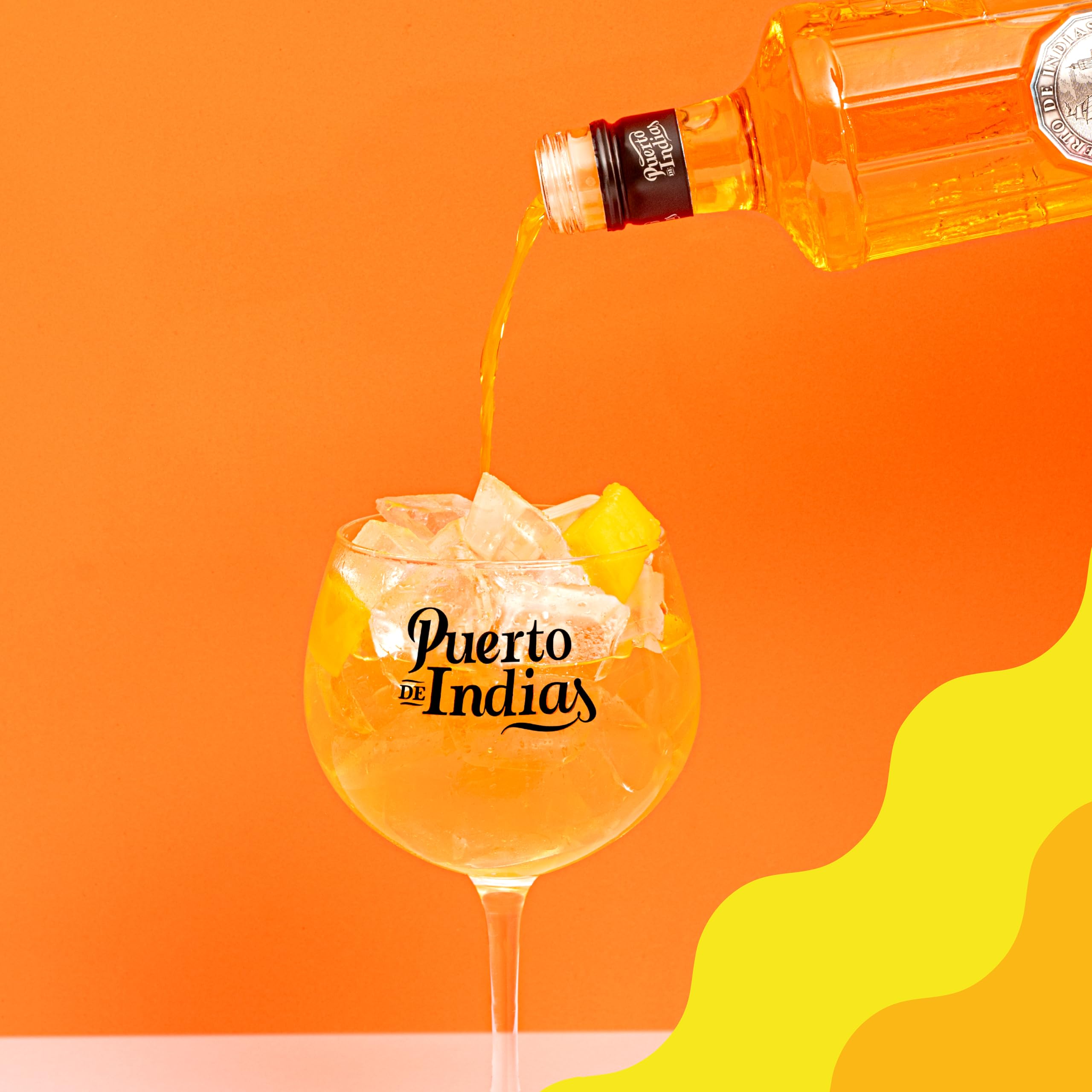 Puerto de Indias – Ginebra de Mango Premium – Mango Premium Gin – 70 cl – 37.5º