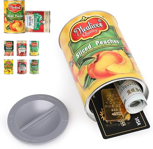 Miniatura 15 de Caja fuerte para desviación de latas, perfecta para ocultar llaves de almacenamiento, efectivo, joyas, tarjetas (1 fruta mixta)