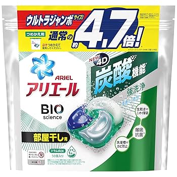 Amazon | アリエール 洗濯洗剤 ジェルボール4D 部屋干し