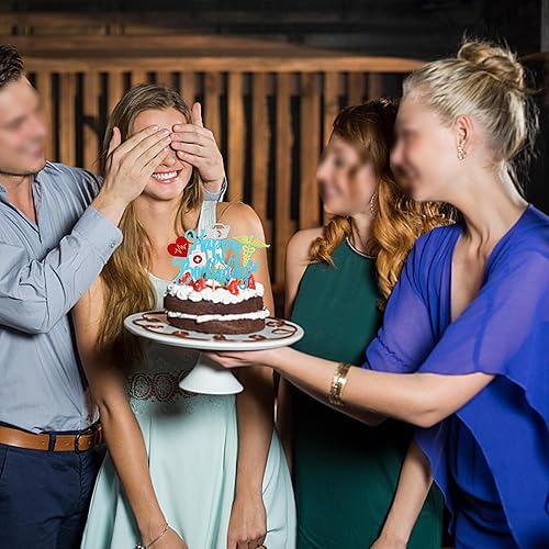 Miniatura 6 de Rsstarxi 1 paquete de decoración de pastel de cumpleaños para enfermera, purpurina negra, decoración de pastel de cumpleaños para médicos, médicos,