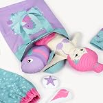 Kit à coudre pour les enfants débutants (âge 14+) ✦ DIY Artisanat pour les filles & Hommes ✦ Couper & Coudre la sirène de panneau de tissu (Tales sous-marines)