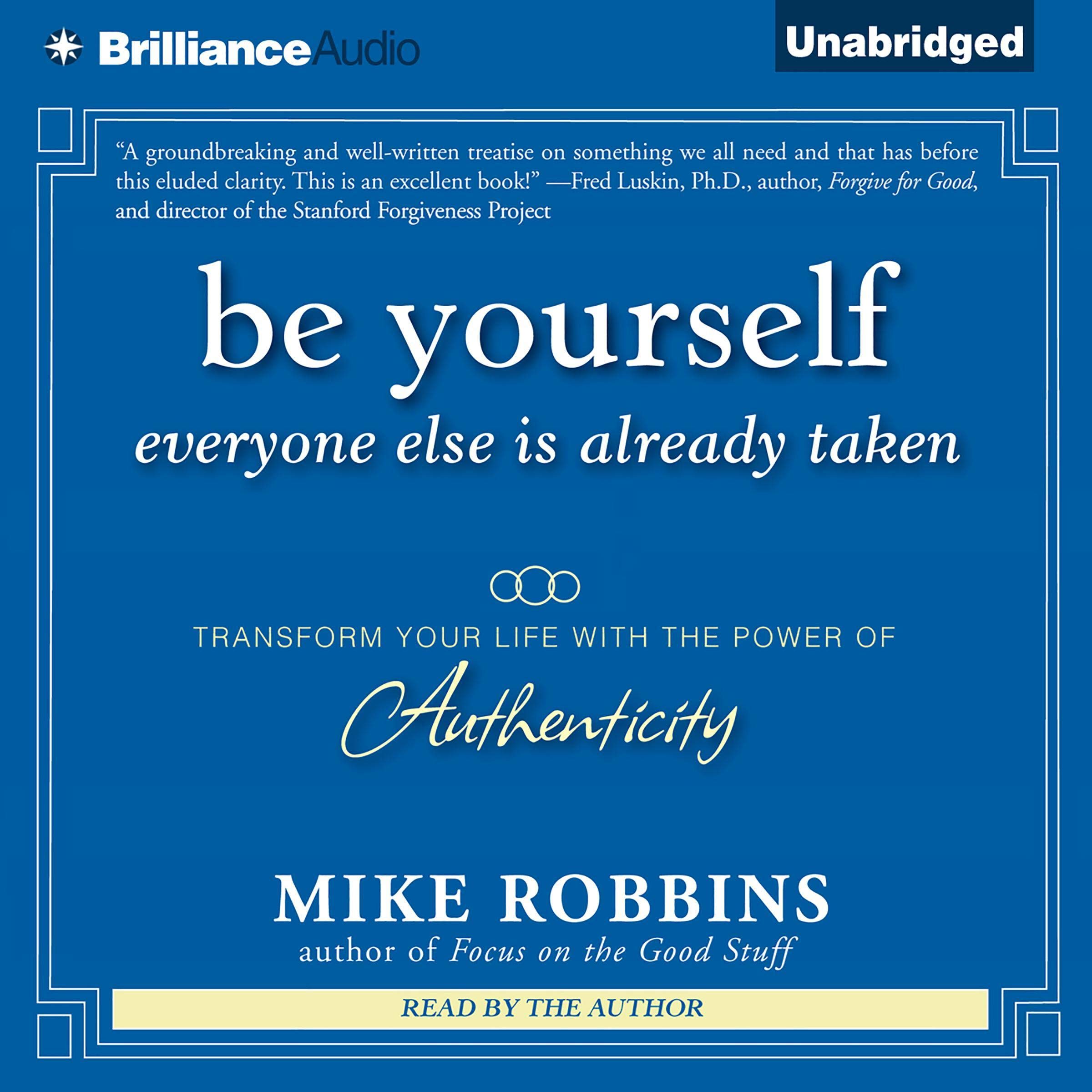 Cover art for Be Yourself, Everyone Else Is Already Taken
