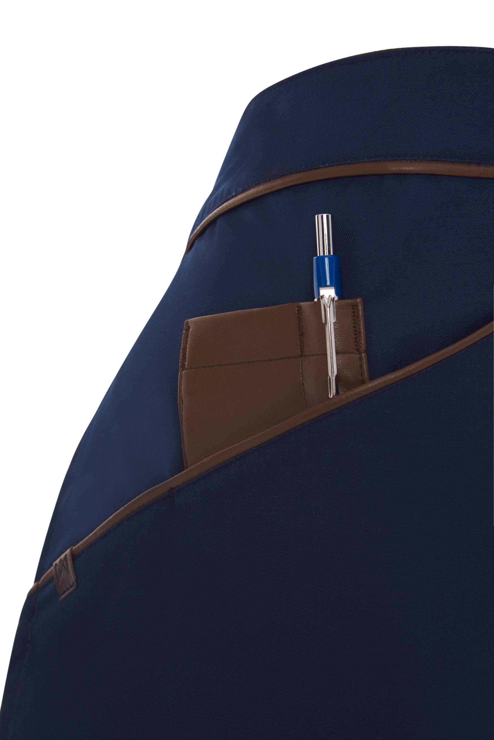 Delantal Hostelería Profesional Corto con Bolsos. Ropa Camarero. Ref: 1416