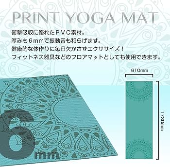 Mr.Childrenヨガマット Amazon | IRONMAN CLUB(鉄人倶楽部)プリント ヨガ マット 6mm厚 IMC